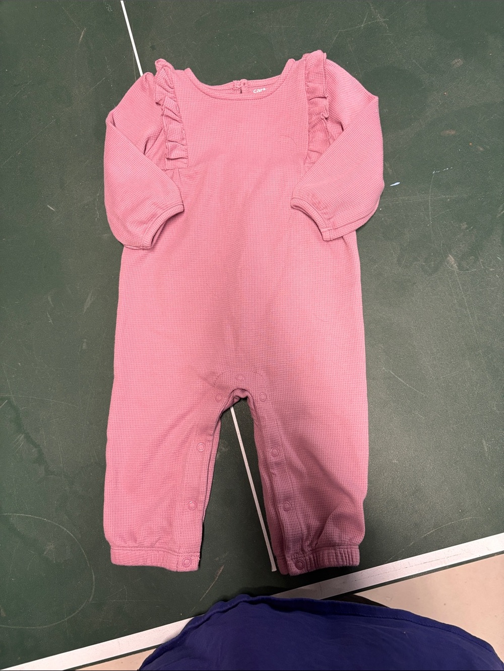 Carter's Pink Long-Sleeve Ruffle Romper